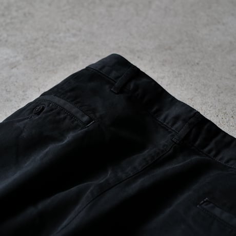 [W35 L32] Super Black_VINTAGE POLO CHINO 2tuck Pants_no.5
