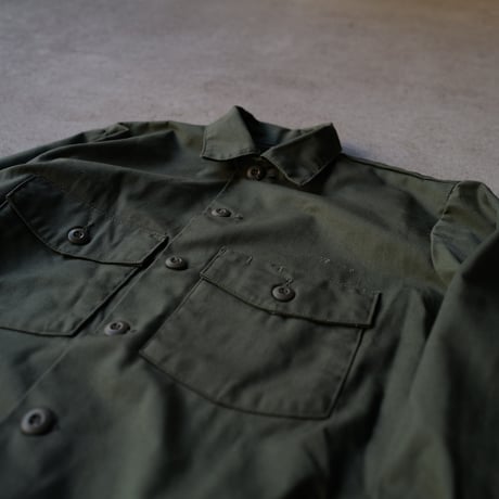 ［16 1/2 XL fit］USARMY Olive Green "BIG" Shirt_deadstock_no.8