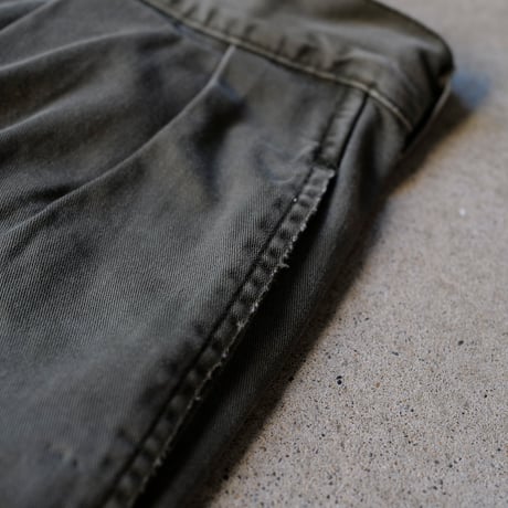 [W34 L30] VINTAGE POLO CHINO 2tuck PANTS_Military Color_no.2
