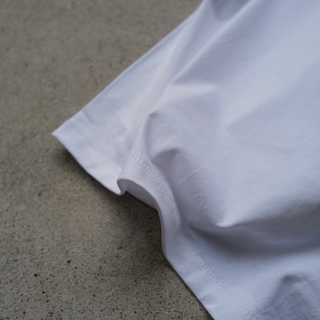 [anytee classics] Handmade Single Stitch Tee_White