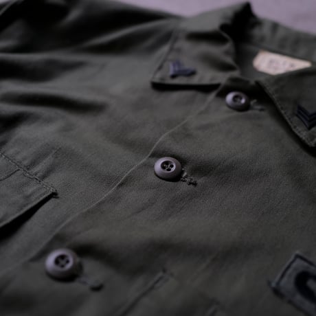 ［16 1/2 XL fit］USARMY OG507_with pins & patch