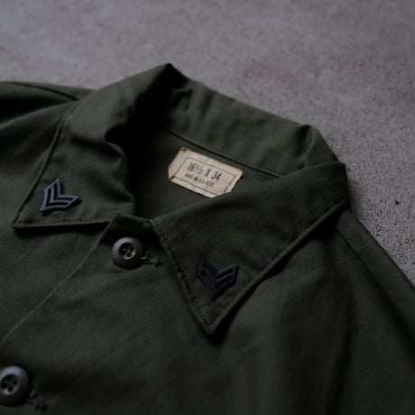 ［16 1/2 XL fit］USARMY OG507_with pins & patch
