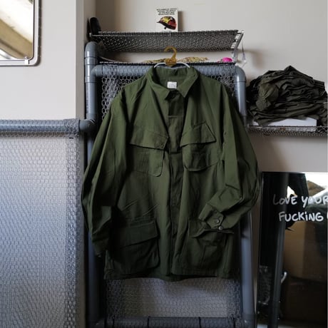 ［XL-Regular］USARMY Jungle Fatigue Jacket 5th “Two-Tone Detail”_deadstock