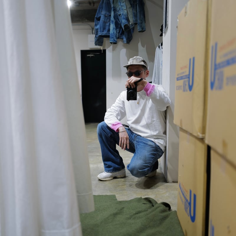 トップス anytee Pink Dyed Long Tee anytee classics] Pink Dyed Long Tee | anytee