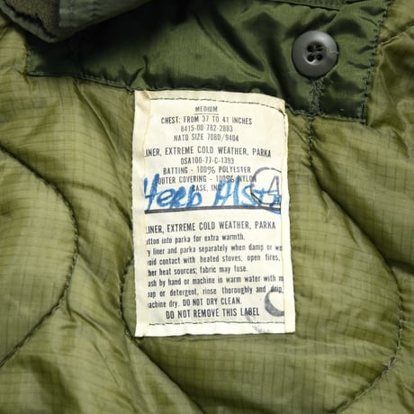［L］m65 parka_Plastic Zipper_no.279