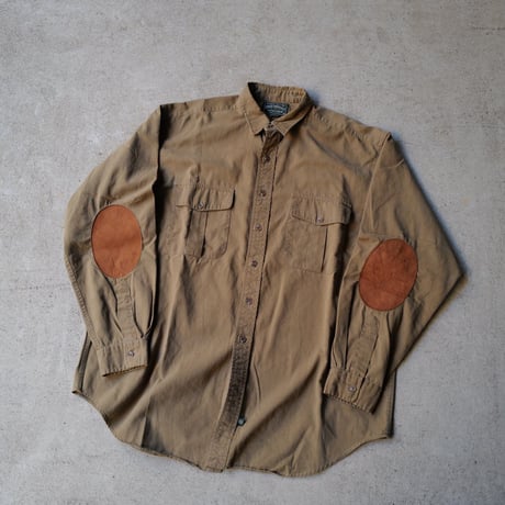 ［XL］POLO COUNTRY Elbow Leather  Patch SHIRTS _80s vintage_no.2