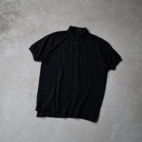 ［L］Super Black_VINTAGE POLO SHIRT_made in USA_no.07
