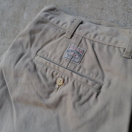 [W34] POLO CHINO SHORTS 2tuck_80-90s vintage