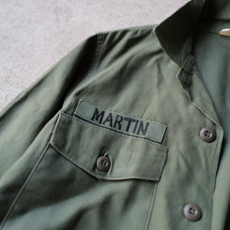 ［15( 1/2) L fit］USARMY Olive Green Shirts_Cotton 100_no.9