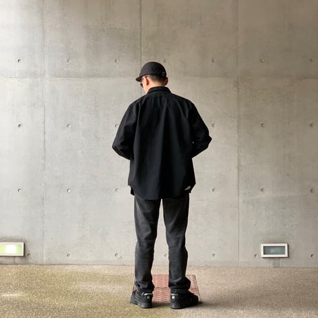 ［17 XXL fit］U.S.NAVY Black Shirt_deadstock_no.17