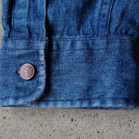 ［L］POLO Metal Button Denim SHIRTS_90s vintage