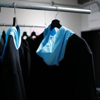 [anytee classics] "Black Mint" Two Tone Hoodie