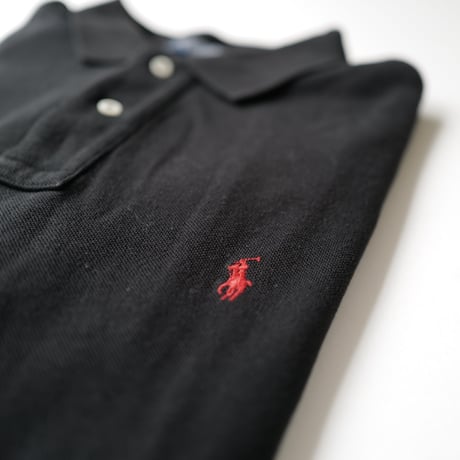 ［L］POLO SHIRT_MADE IN USA_80-90s vintage