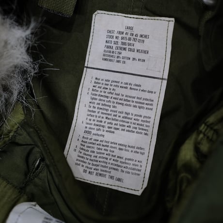 ［L］m65 parka_fullset_deadstock_no.57