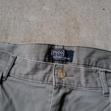 [W34] POLO CHINO SHORTS 2tuck_80s vintage_no.20