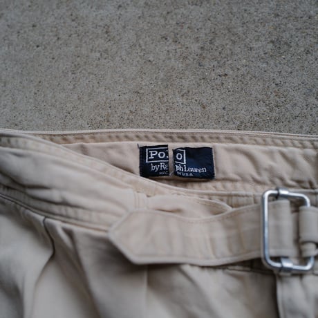 [W36] POLO CHINO SHORTS 2tuck_80-90s vintage_no.1