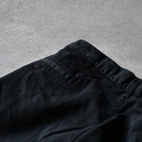 [W36 L35] Super Black_VINTAGE POLO CHINO 2tuck Pants_no.7