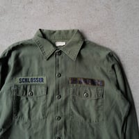 ［16 ( 1/2)］US AIR FORCE Olive Green Shirts_Cotton 100_no.24