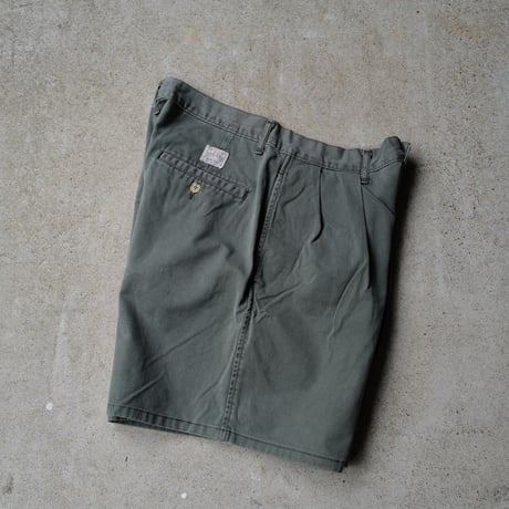 [W31] POLO CHINO SHORTS 2tuck_80-90s vintage_no.1