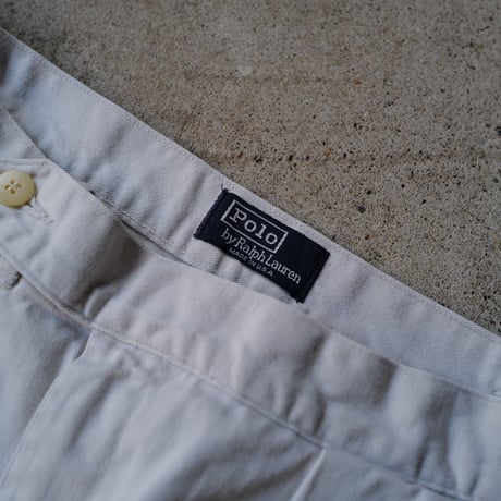 [W33] POLO CHINO SHORTS 2tuck_80-90s vintage