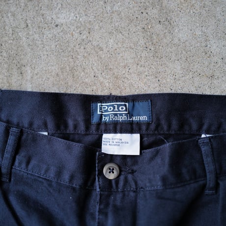 [W40] POLO CHINO SHORTS 2tuck_made in Malaysia_90s vintage_no.2