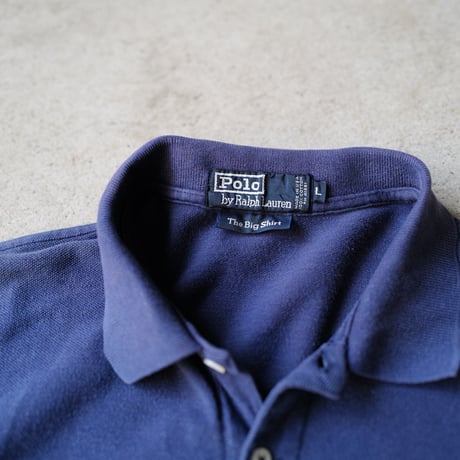 ［L (fit like XL)］POLO SHIRT_MADE IN USA_80-90s vintage_no.25