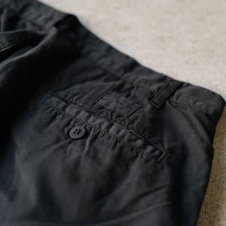 [W32 L30] Super Black_VINTAGE POLO CHINO 2tuck Pants_no.13