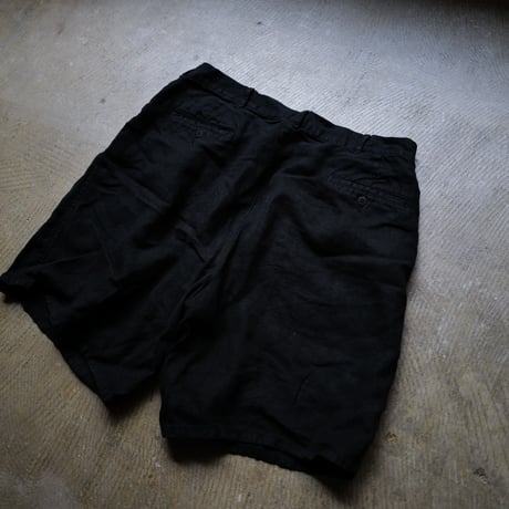 ［W36］Super Black_Linen SHORTS by Polo Ralph Lauren_no.32