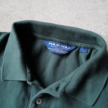 ［L］POLO SHIRT_MADE IN USA_80-90s vintage_no.