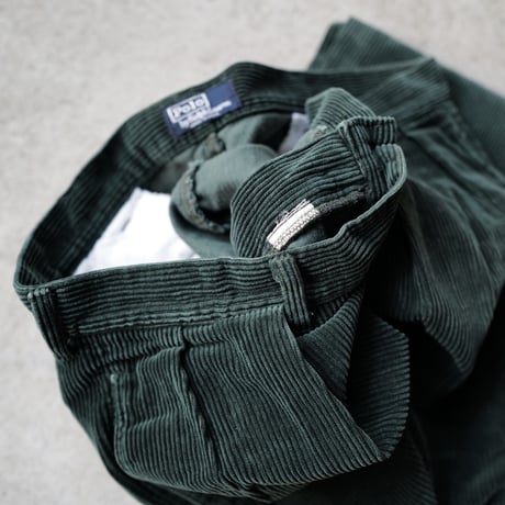 [W35 L31] POLO 2tuck CORDUROY PANTS_80-90s vintage