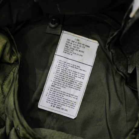 ［XL］m65 parka_fullset_deadstock_no.122