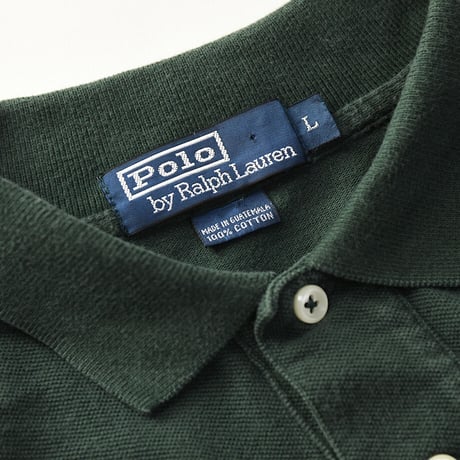 ［L］POLO SHIRT_MADE IN USA_80-90s vintage_no.12