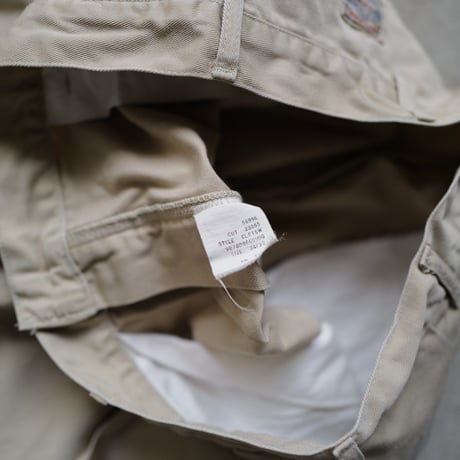 [W34 L32] POLO CHINO 2tuck_MADE IN USA_80-90s vintage_no.5