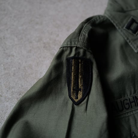 ［L (15 1/2)］USARMY Olive Green Shirts_Cotton100_no.3