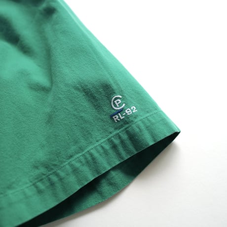 ［L］Old POLO_"RL-92" vintage_green shirt