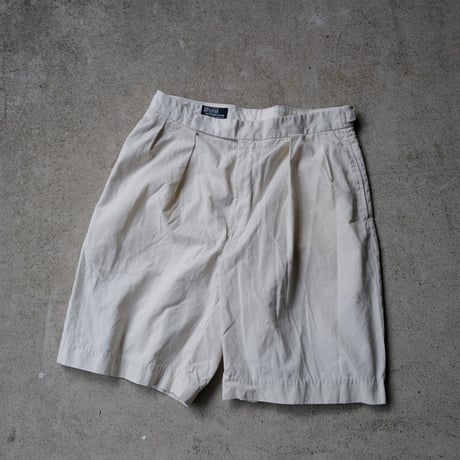 [W34] POLO CHINO SHORTS 2tuck_made in USA_80-90s vintage_no.5