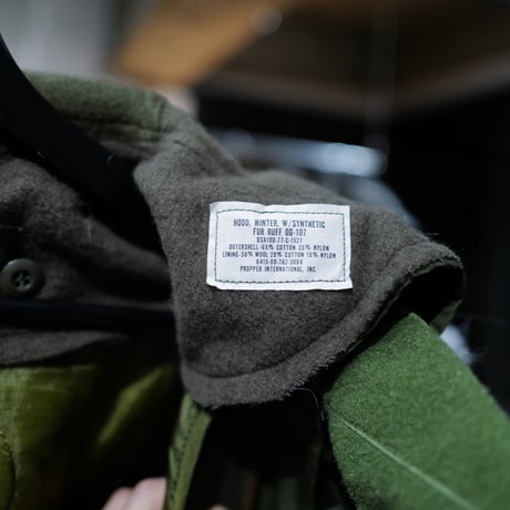 ［XS］m65 parka_fullset_no.8_deadstock_店頭でも販売