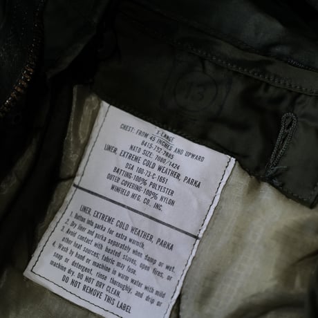 ［XL］m65 parka_fullset_deadstock_1970's_no.2