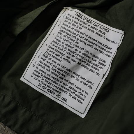［XS］m65 parka_fullset_1970's_deadstock_no.7