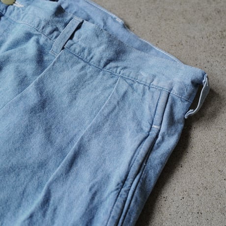 [W36 L32] POLO Chambray 2tuck pants_MADE IN USA_80-90s vintage_no.3