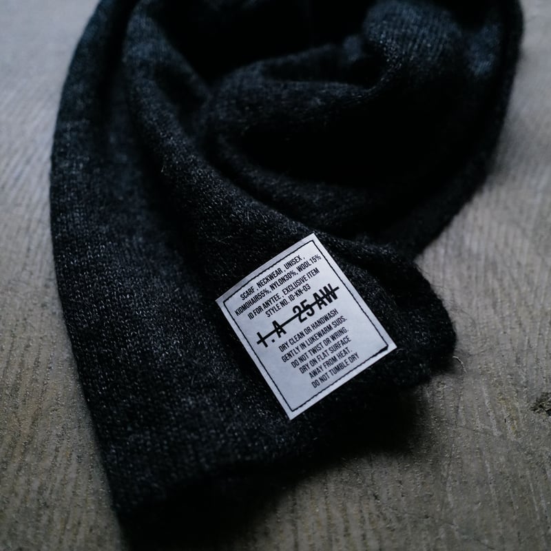 小物 anytee Kid Mohair Neckwear Scarf D.Gray Kid Mohair Neckwear Scarf 