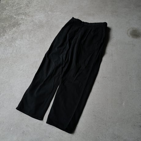 [W37 L33] Super Black_VINTAGE POLO CHINO 2tuck Pants_no.2
