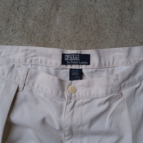 [W38 L31] POLO CHINO 2tuck PANTS_90s vintage_no.5
