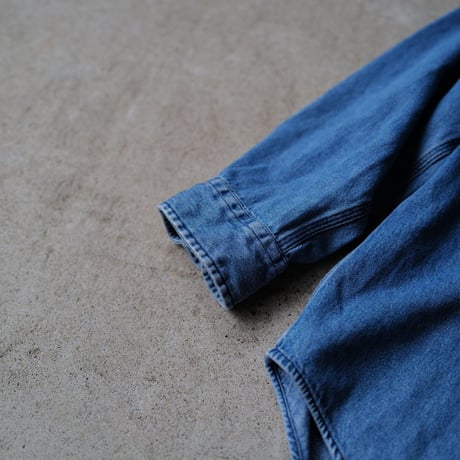 ［L］POLO Metal Button Denim SHIRTS_90s vintage