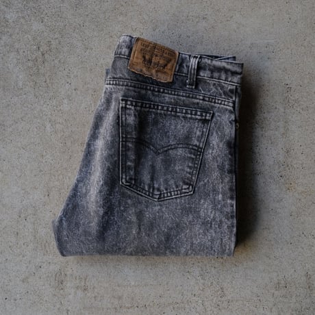 ［W36 L32］Levi's 505 Acid Wash Black