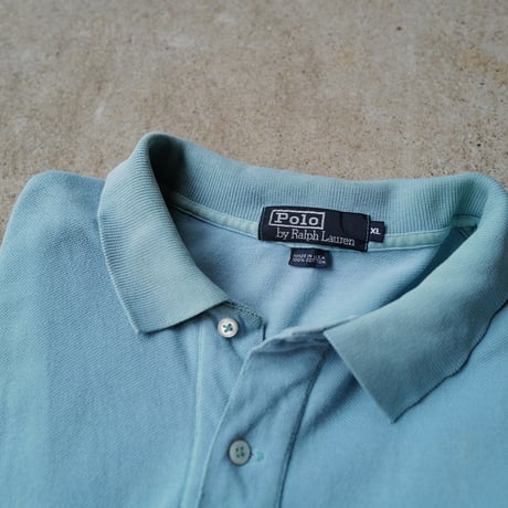 ［XL］POLO SHIRT_MADE IN USA_80-90s vintage_no.4