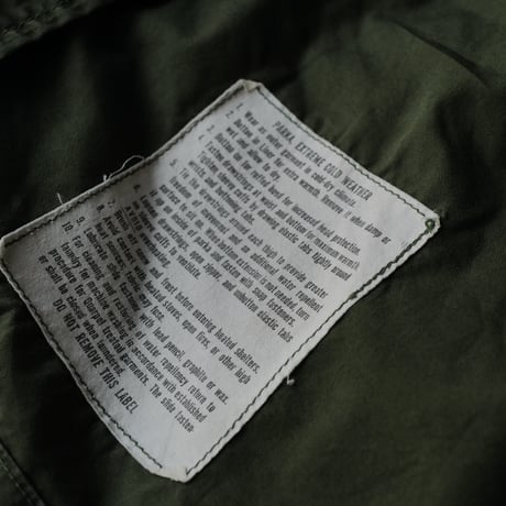 ［S］m65 parka_mini tag model_no.14