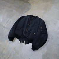 "Super Black" Shrink MA-1_Black Rib