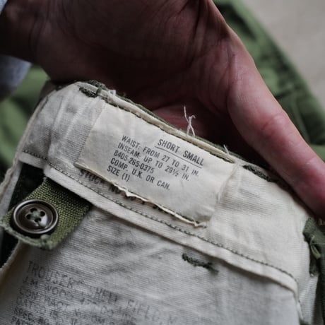 ［S-Short］USARMY M-51 Trousers_Mismatched belt loops type_no.10