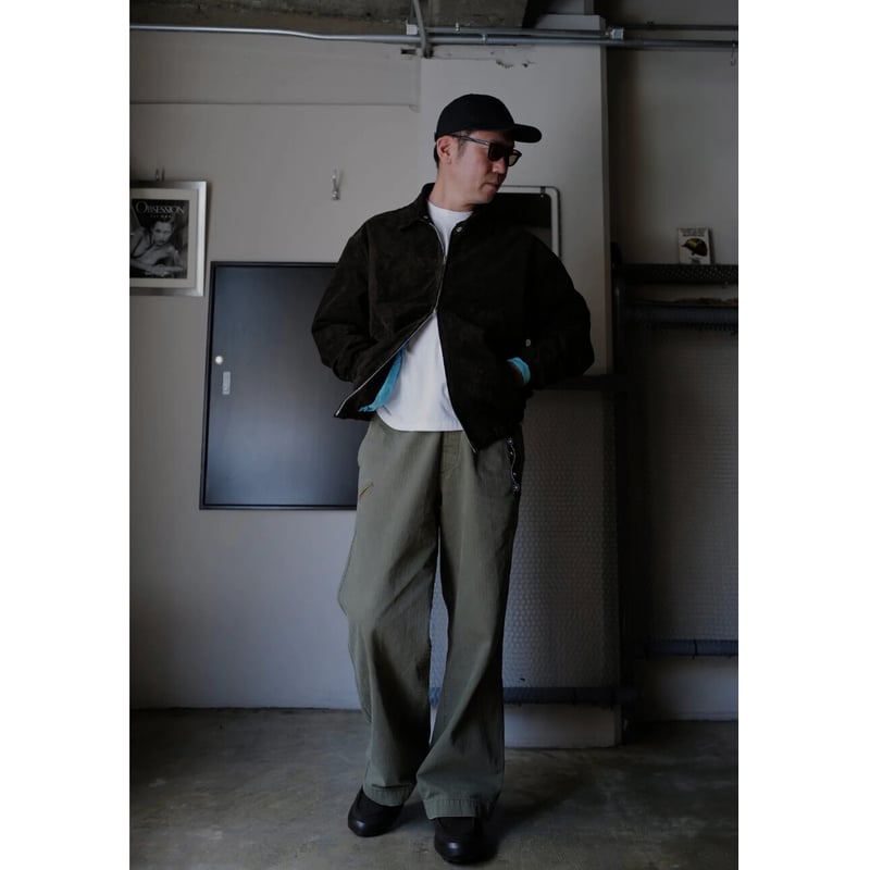 11月中旬お届け再販分］Suede Jacket with Turquoise Lining